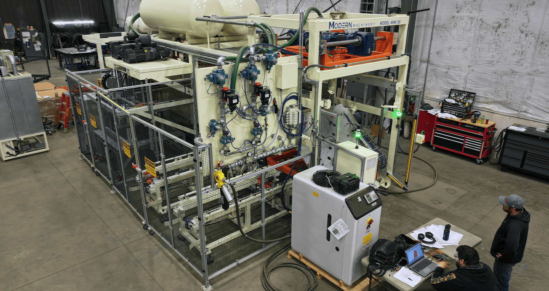 In Mold Grain Thermoforming Systems IMG Overall Machine